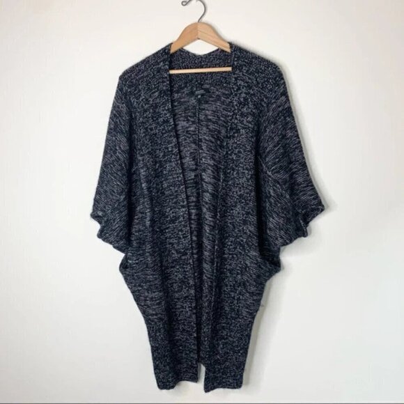 Babaton Aritzia Javier Cardigan Sweater Cocoon Open Front Mohair Wool Black XXS - Picture 3 of 14